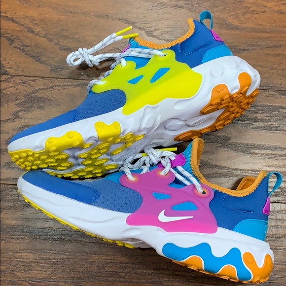 Nike Shoes - • NIKE REACT PRESTO (GS) mountain blue/white